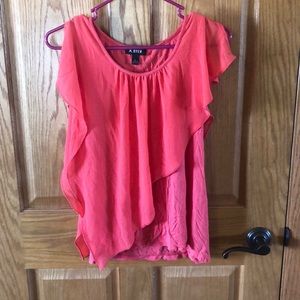 Pink flowy shirt